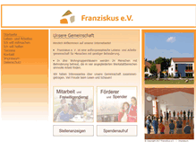 Tablet Screenshot of franziskus.net